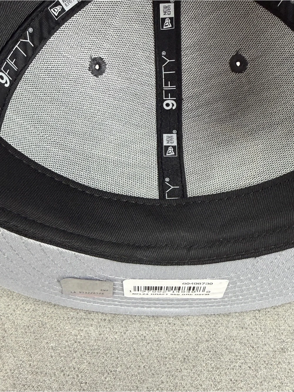 New Era Green Bay Packers Hat 9 Fifty Draft Snapback Gray Side Patch A-Frame Cap